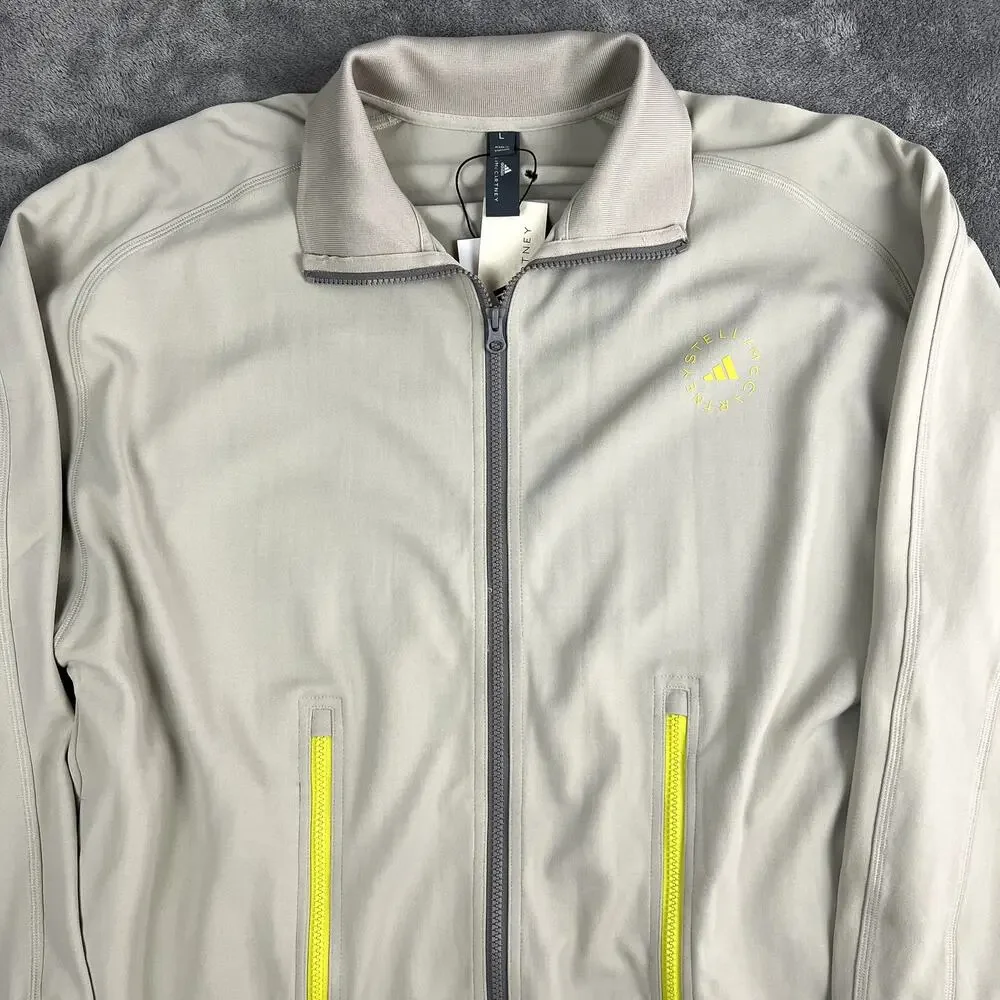 Adidas X Stella McCartney TrueCasuals Track Jacket Womens L Gobi New - Picture 2 of 14